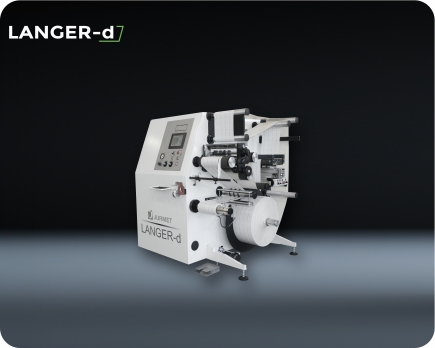 LANGER-d Schneidmaschine für schmale Bahnen